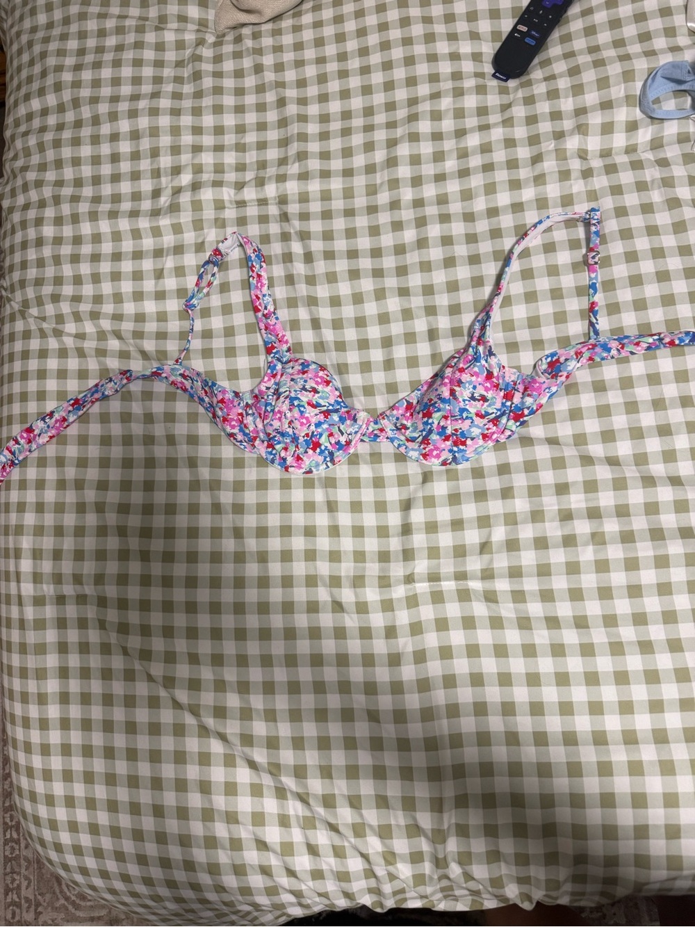 Altar'd State Multicolor Floral Bikini Too